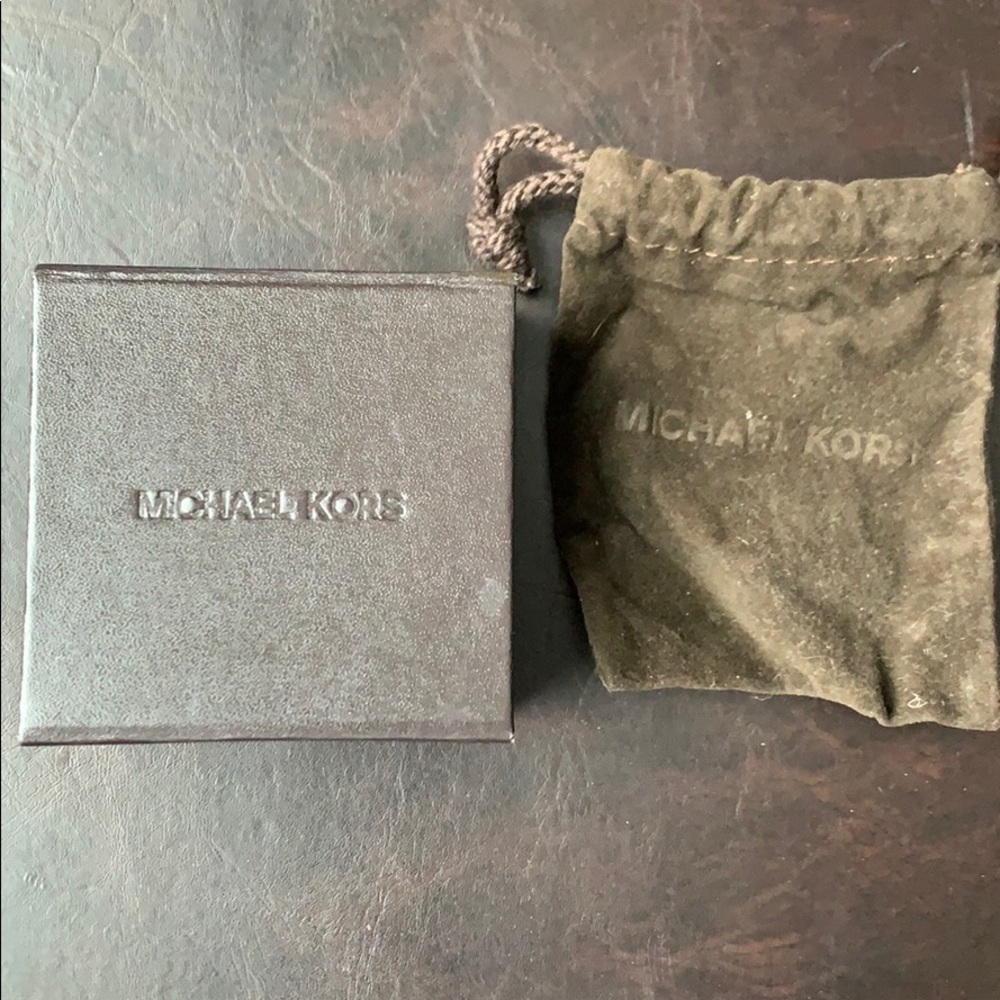 Michael Kor Authentic Jewelry box & jewelry bag.